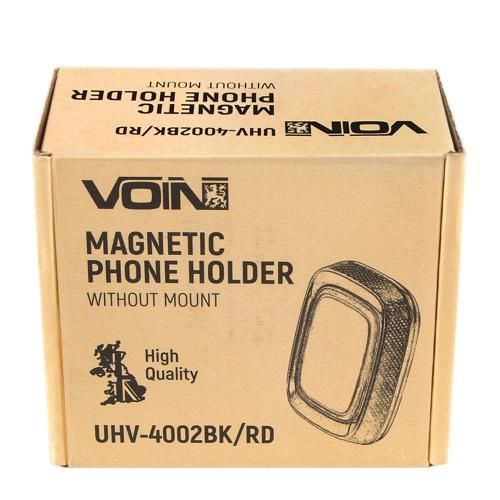 Тримач мобільного телефону VOIN UHV-4002BK/RD магнітний, без кронштейна | Зображення 7