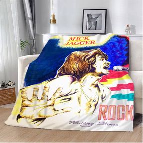 Плед 3D Mick Jagger 2567_C 12028 80х100 см
