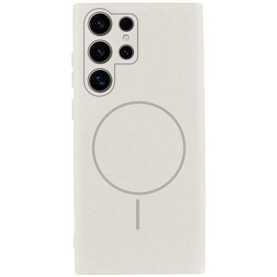 Чохол Silicone Cover Lakshmi Full Camera (AA) with MagFit для Samsung Galaxy S25 Ultra Білий / White