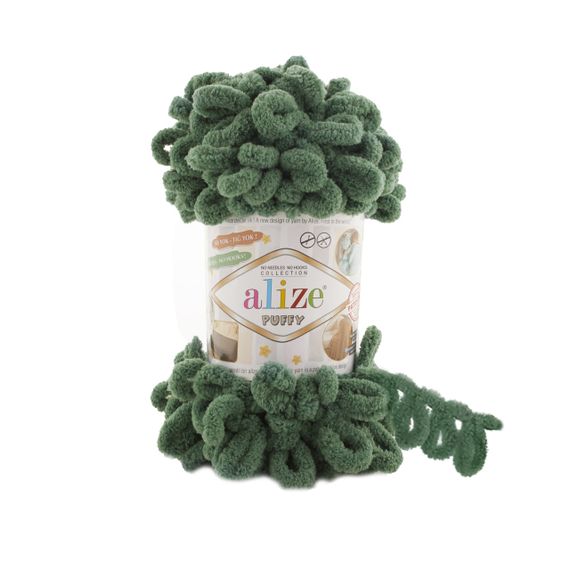 Пряжа Alize Puffy 532 алізе пуффі плюшева