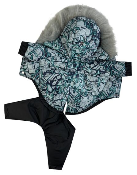 Комбінезон зі знімними штанами абстракція CO-31 | Зображення 1