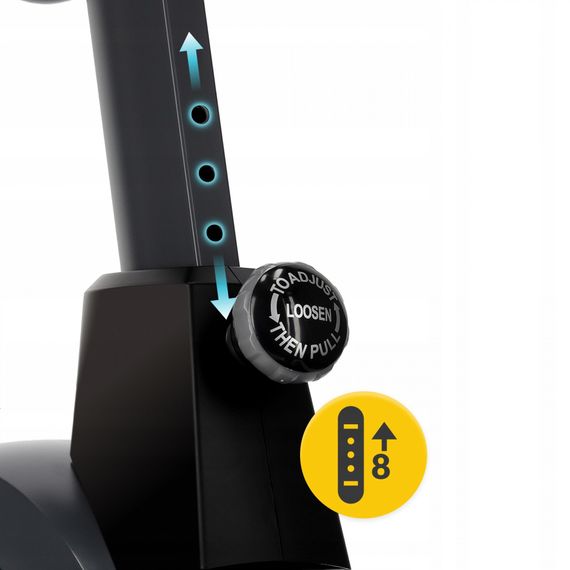 Велотренажер магнітний 4FIZJO Pro+ TBIKE05 Black/Blue (P-5905973401630) | Зображення 7