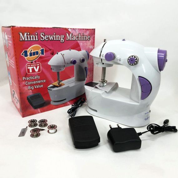 Швейная машинка для девочки на батарейках, Швейная машина для детей, Мини швейная машинка электрическая | Зображення 9
