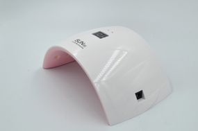 LED + UV лампа для сушки гель лacаков и гелей Sun 9S White 24 Вт (YQ9SSUN9S) с кабелем-адаптером для работы от