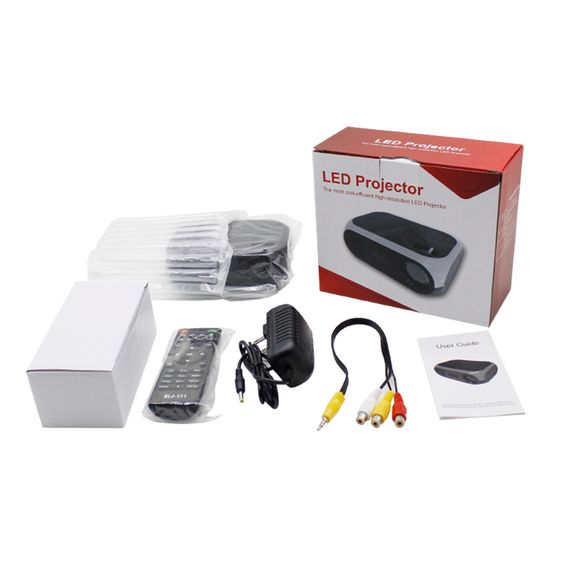 Проектор карманный XPRO PANOPLUS L (работает от powerbank 2A) для детей и взрослых с WiFI подключением к iOS и Android и функцией Screen Mirroring и трансляцией с телефона  (e607b6-17) | Зображення 4