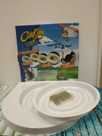 CitiKitty Котячий туалет, Накладка на унітаз для котів   знижка | Зображення 7