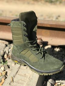 Тактичні зимові берці хутро  олива