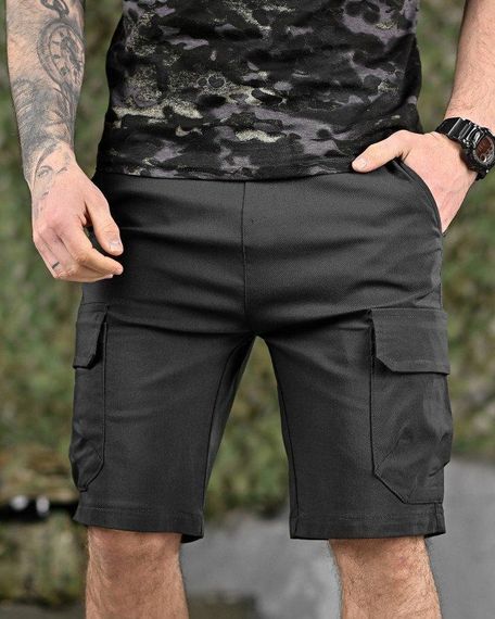 Міські стретч-шорти AHILES сірі ДЛ6359 | Зображення 1