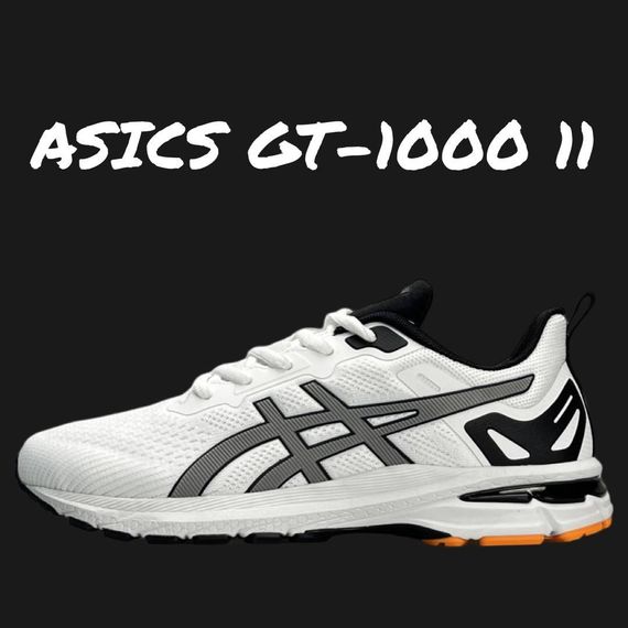 Чоловічі кросівки ASICS GT-1000 11 White Grey , текстиль , В'єтнам 43 28 | Зображення 1
