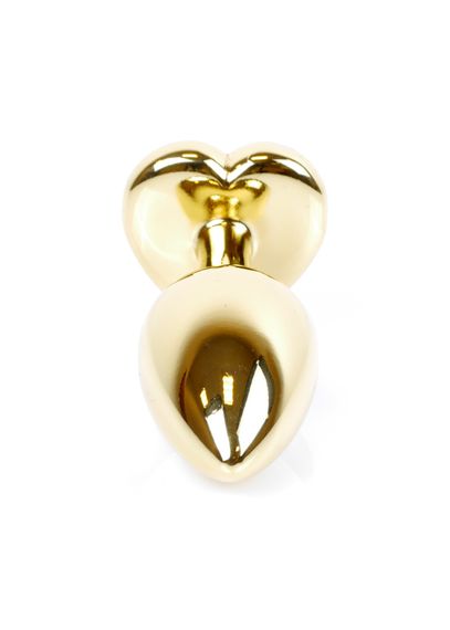 Анальна пробка - Jewellery Gold Heart Plug Red | Зображення 3