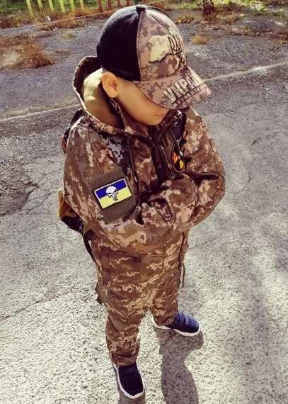 Костюм дитячий ARMY KIDS ПІЛОТ теплий для хлопчиків з капюшоном камуфляж піксель | Зображення 8