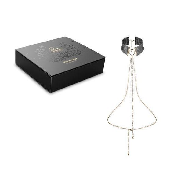 Намисто-комір Bijoux Indiscrets Desir Metallique Collar, Black | Зображення 3