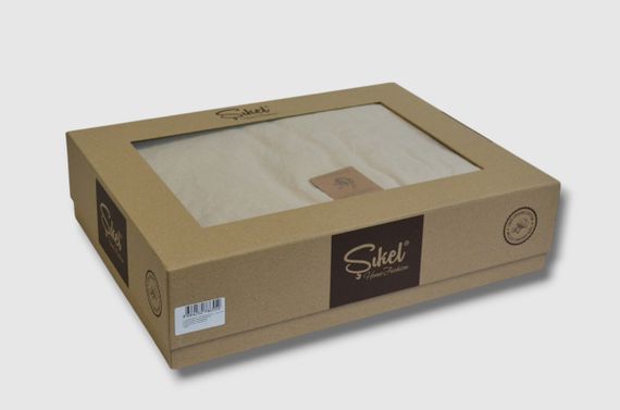 Постельное белье Sikel Stonewashed Soho 200 х 220 см Bej | Зображення 4