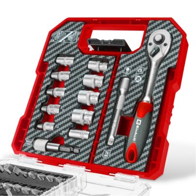 Набор бит Einhell бит и головок, 1/4&quot; 4-13мм, 37шт, кейс (109022) | Зображення 7