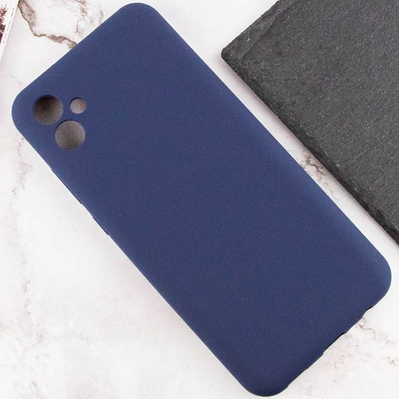 Чехол Silicone Cover Lakshmi Full Camera (AAA) для Samsung Galaxy A06 Темно-синий / Midnight blue | Зображення 4