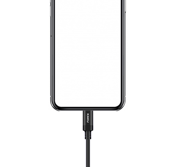 USB кабель Kaku KSC-331 USB - Lightning 3m - Black | Зображення 1