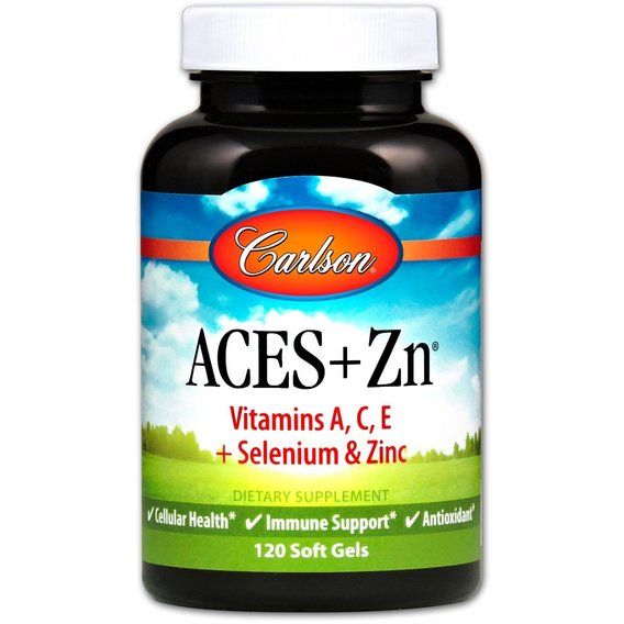 Вітамінно-мінеральний комплекс Carlson Labs Aces + Zn 120 Soft Gels