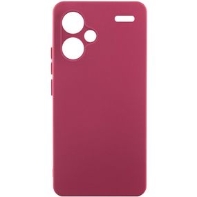Чохол Silicone Cover Lakshmi Full Camera (A) для Xiaomi Redmi Note 13 Pro+ Бордовий / Marsala
