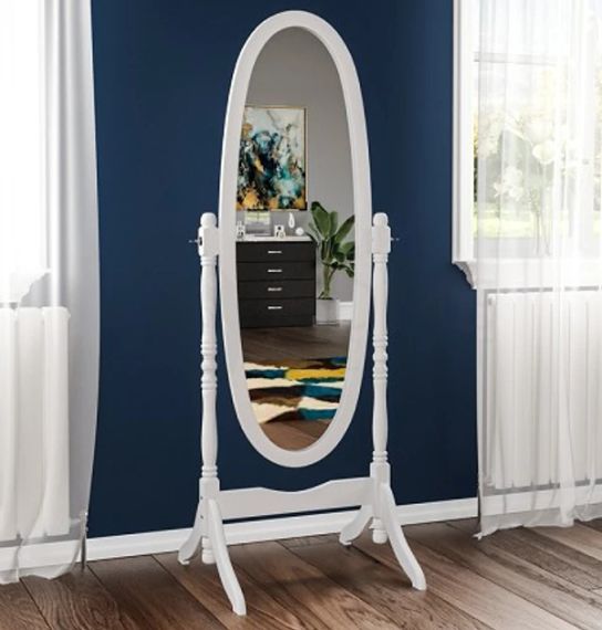 Зеркало напольное овальное Onder Mebli (MS-8007-WT) | Зображення 1