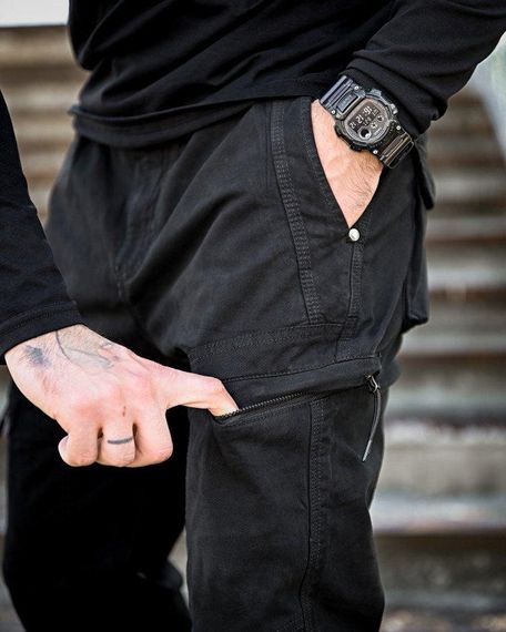 Городские карго штаны FRENSIS black ПП7854 | Зображення 4