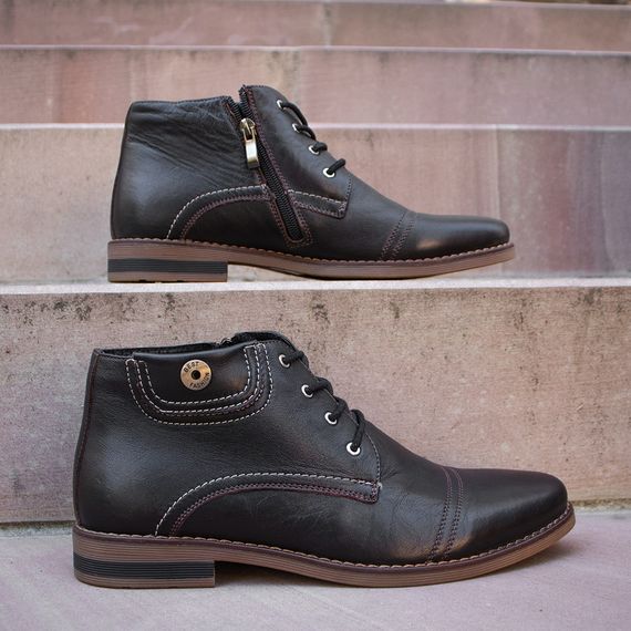 Мужские ботинки коричневого цвета 45 размер | Зображення 3