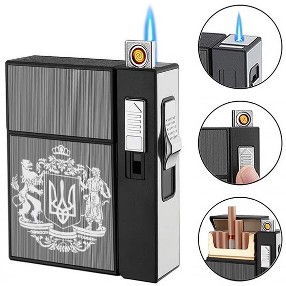 Футляр Под Пачку С Двумя Зажигалками На Подарок ПА-66