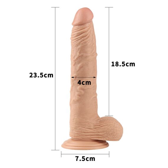 Фалоімітатор - Real Extreme Dildo 9.5" Sex Aura | Зображення 1