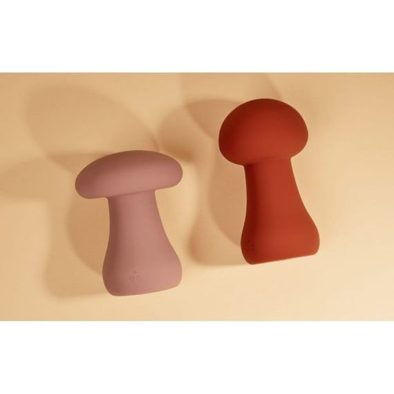 Вибратор для клитора в форме грибочка Sweet Em Velvet Lure Розовый 9.4 см*5 см sexstyle | Зображення 3