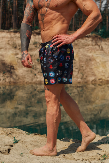 Плавки НБА чёрный S | Зображення 1