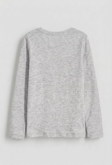 Дитячий лонгслів для хлопчика H&M 98-104 см Сірий (0575D) | Зображення 1