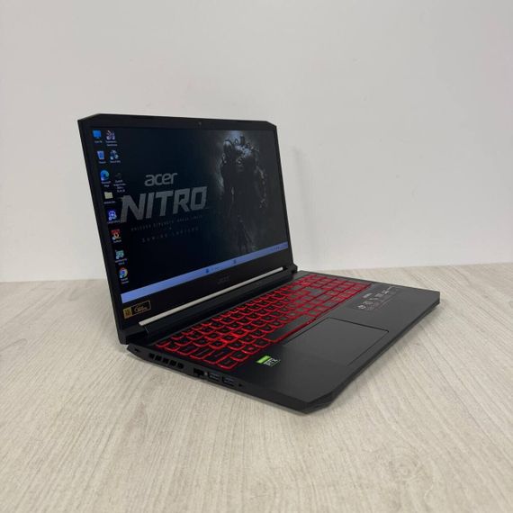 Игровой ноутбук Б-класс Acer Nitro 5 AN515-57 / 15.6" (1920x1080) IPS / Intel Core i5-11400H (6 (12) ядер по 2.7 - 4.5 GHz) / 16 GB DDR4 / 256 GB SSD + 1000 GB HDD / nVidia GeForce RTX 3050, 4 GB GDDR6, 128-bit / HDMI / WebCam б/у | Зображення 3