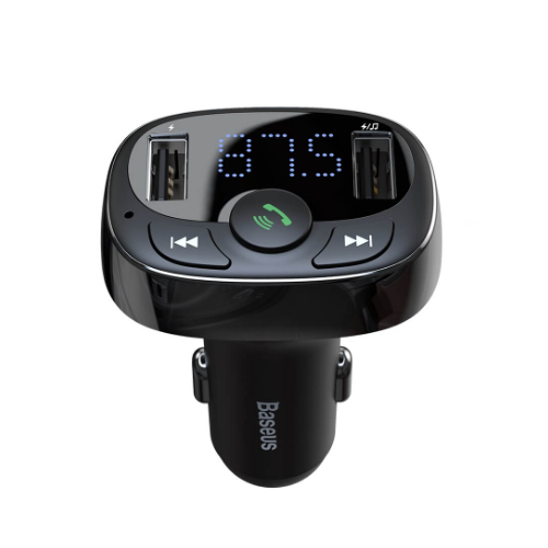 FM-модулятор чорний BASEUS T Shaped S-09A CCMT000001 | Зображення 2