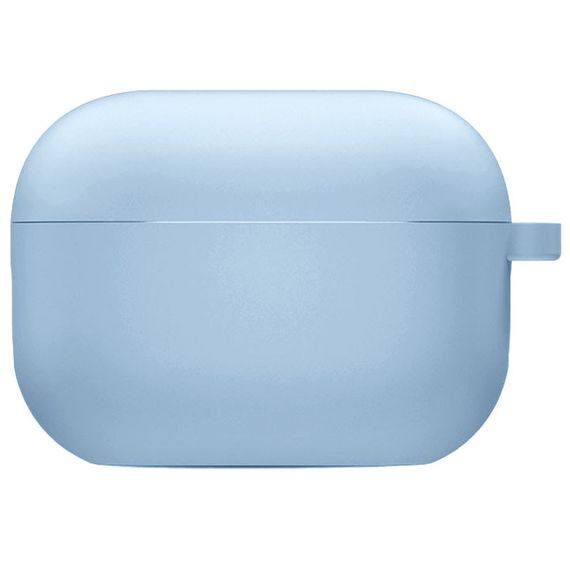 Силіконовий футляр з мікрофіброю для навушників Airpods 4 / 5 Блакитний / Lilac Blue | Зображення 1