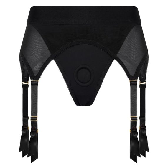 Страпон із трусиками-підв'язками Dream Toys Bold Vail, чорний, розмір S Sex Aura | Зображення 5