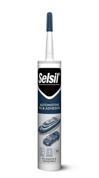 Герметик поліуретановий для дахів SELSIL 280 мл PU 50 білий VR-20V034