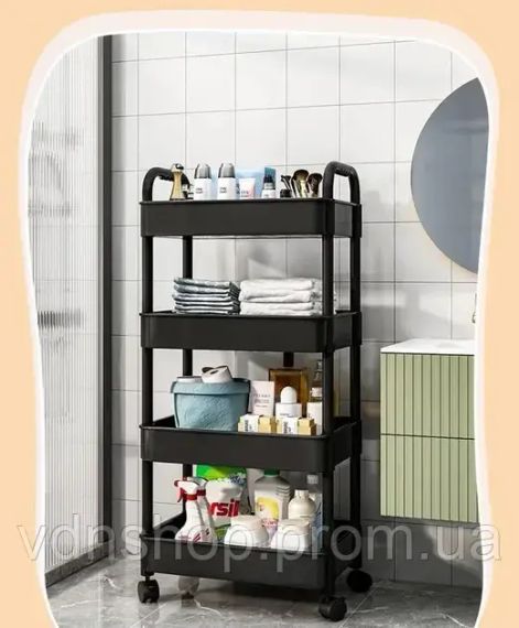 Полиця-етажерка на колесах SKLM-11 (4 яруси) | Зображення 1