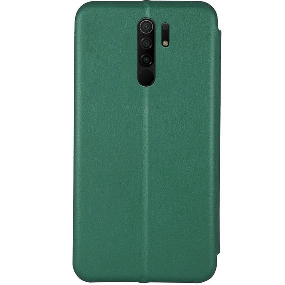 Кожаный чехол-книжка Classy для Xiaomi Redmi 9 Зеленый | Зображення 1