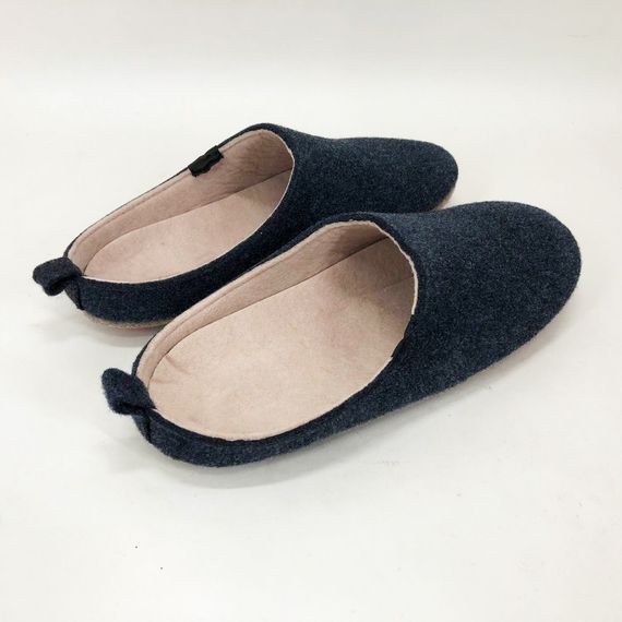 Тапочки жіночі домашні утеплені. Розмір 38, жіночі утеплені тапочки. Колір: синій | Зображення 3