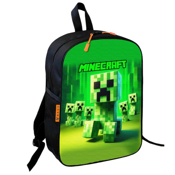 Набор Minecraft Крипер 2 в 1: детский рюкзак + сумка-слинг, для мальчика и девочки 7–9 лет (6180) | Зображення 1