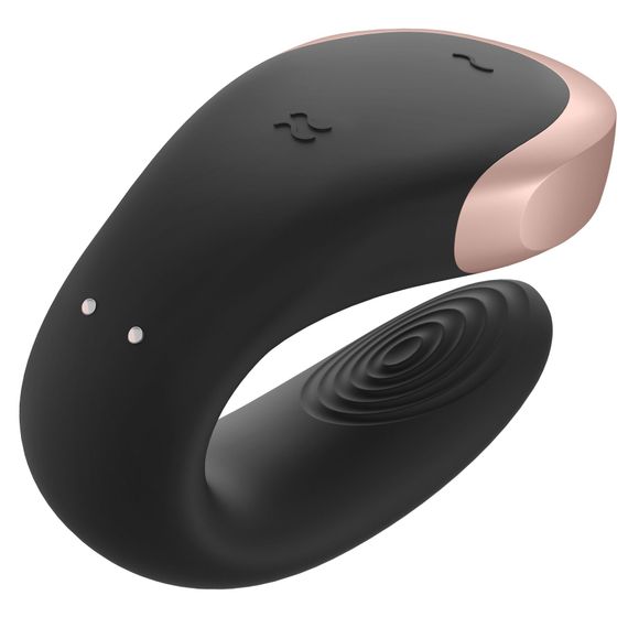 Смарт-вібратор для пар Satisfyer Double Love (Black) | Зображення 1