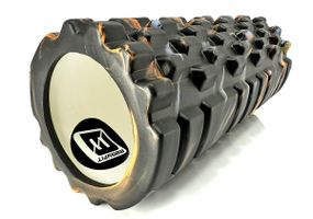 Масажний ролик EasyFit Grid Roller 33 см v.1.1 Multi Чорний (EF-2021-BK)