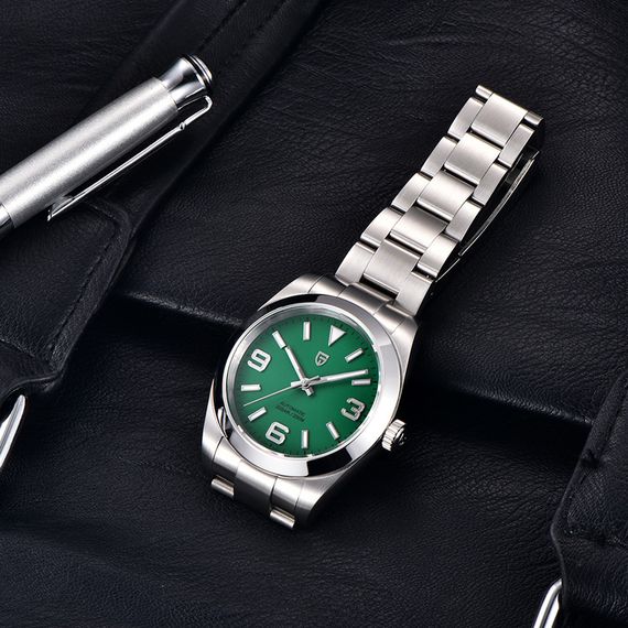 Годинник P2agani Design PD-1692 Silver-Green | Зображення 3