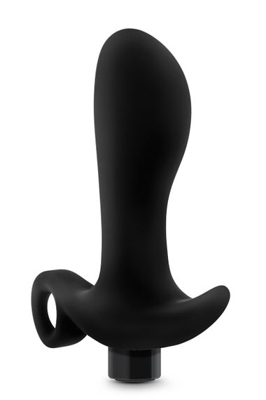 Анальна пробка Blush Anal Adventures Platinum Silicone Vibrating Pros | Зображення 3