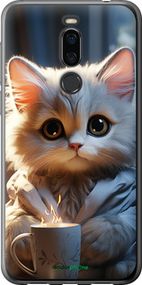 Чохол на Meizu X8 Білий кіт "5646u-1601-2448"