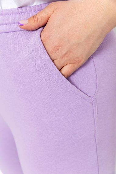 Спорт штаны женские демисезонные  цвет сиреневый 226R027 | Зображення 4