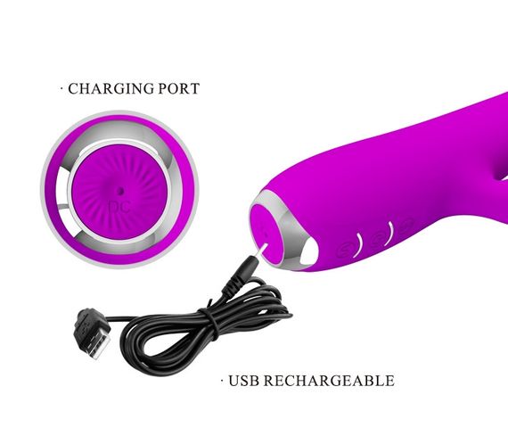 Преміальний вібратор з язичком Pretty Love-RACHEL, BI-014783 sexstyle | Зображення 9