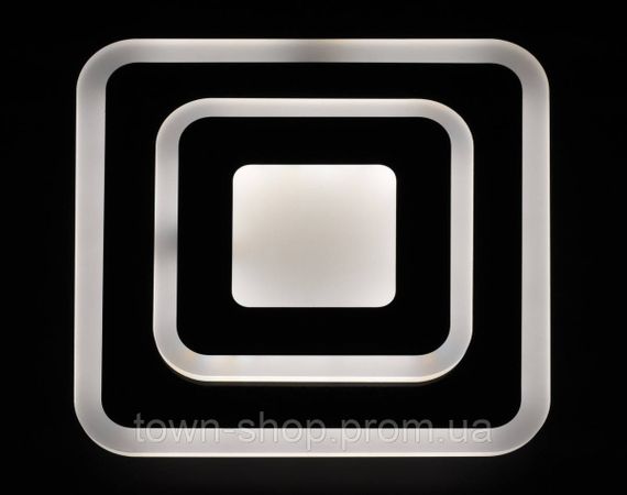 Светильник потолочный LED 2234/350-bk-k Черный 4х35х35 см. | Зображення 2