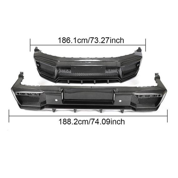 Комплект обвеса Carbon Set (Сухой карбон) для Mercedes G сlass W463 2018-2024 гг | Зображення 5