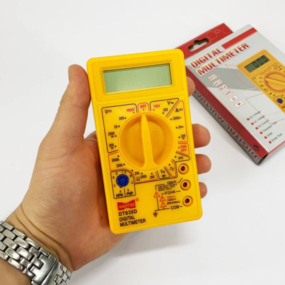 Мультиметр HAOYUE DT830D yellow | Зображення 1