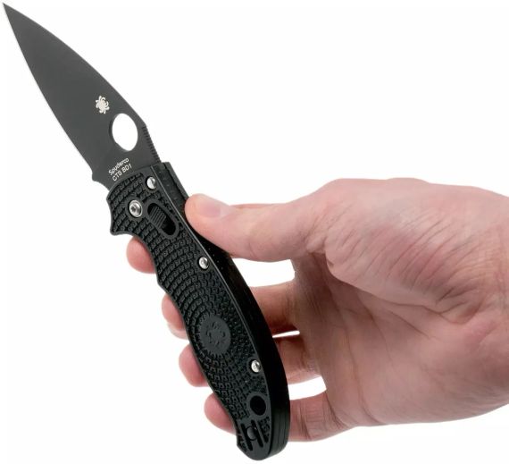 Ніж Spyderco Manix 2 Black Blade | Зображення 3